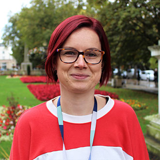 person smiling at the camera